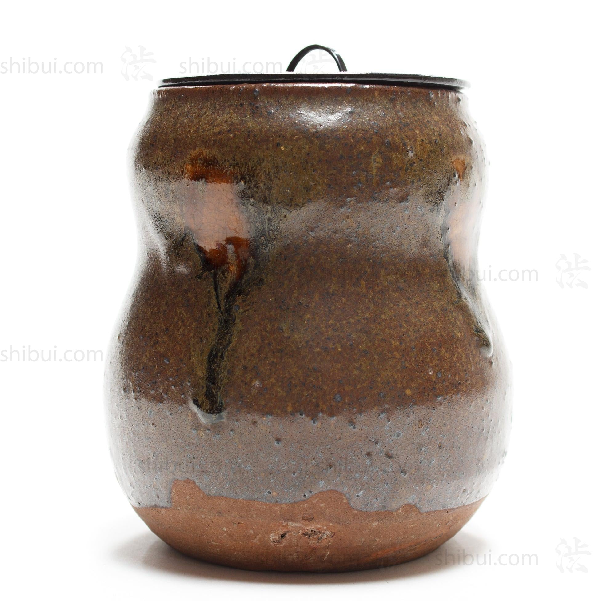 Seto Edo Mizusashi | Water Jar for Japanese Tea Ceremony