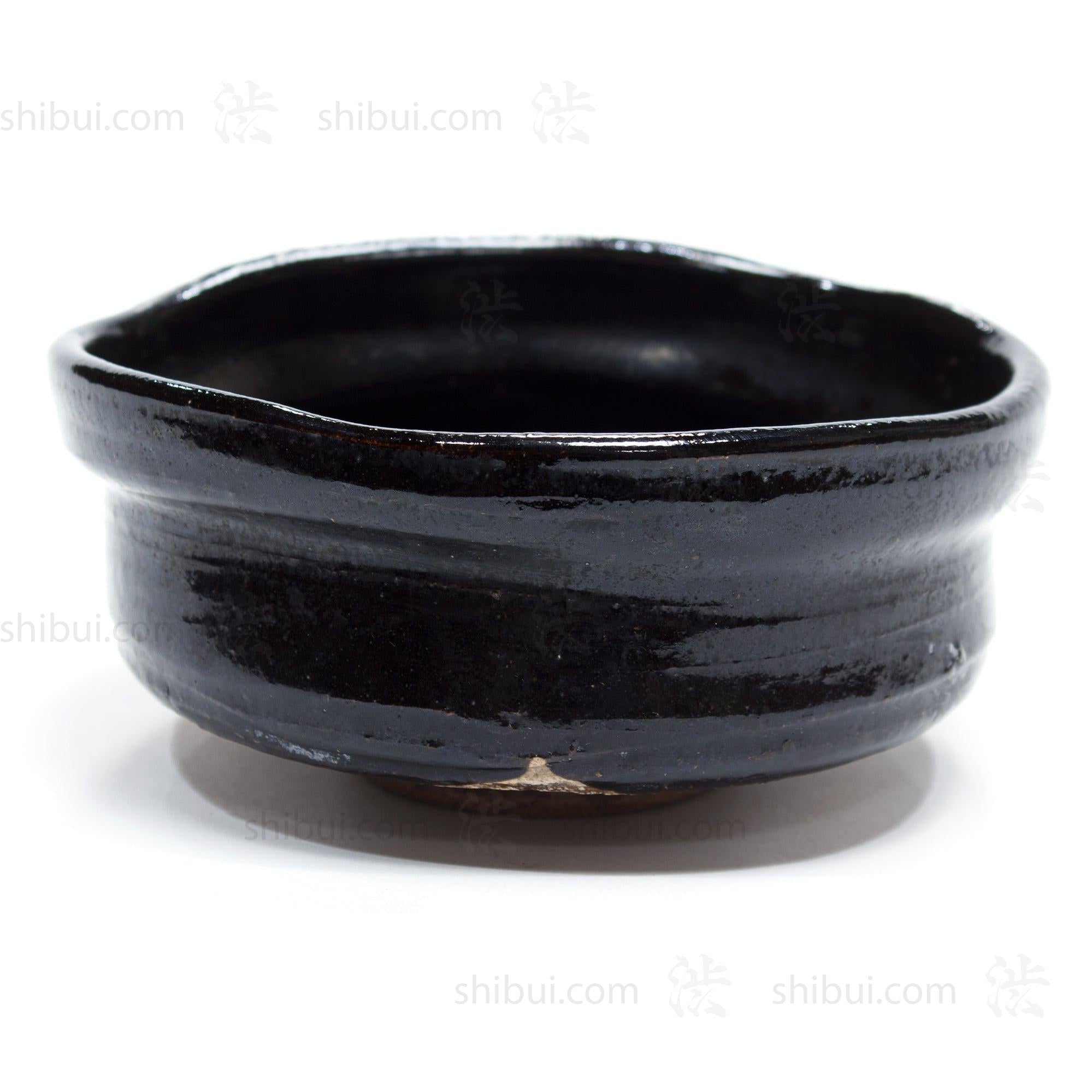 Matcha Kuro-Oribe Chawan | Japanese Tea Bowl