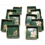 Antique Oribe Ware small Plates