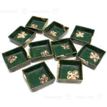 Antique Oribe Ware small Plates