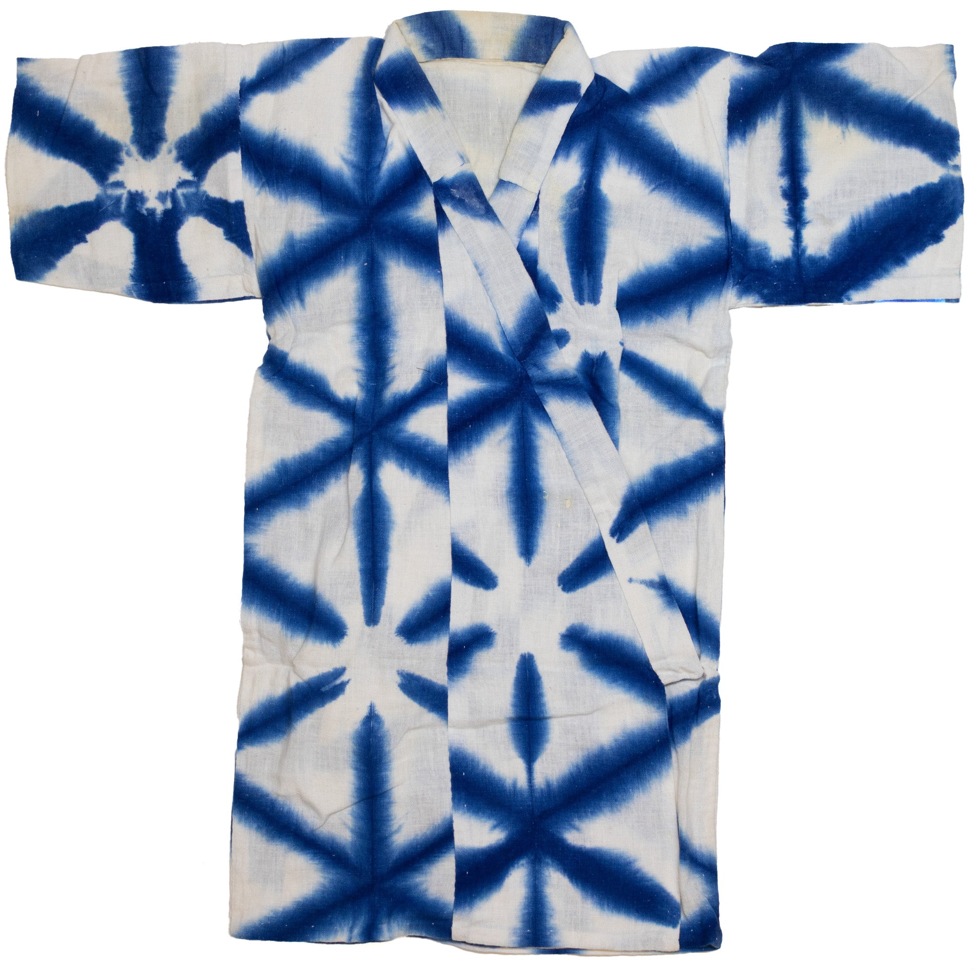 Child's Snowflake Shibori Kimono Coat