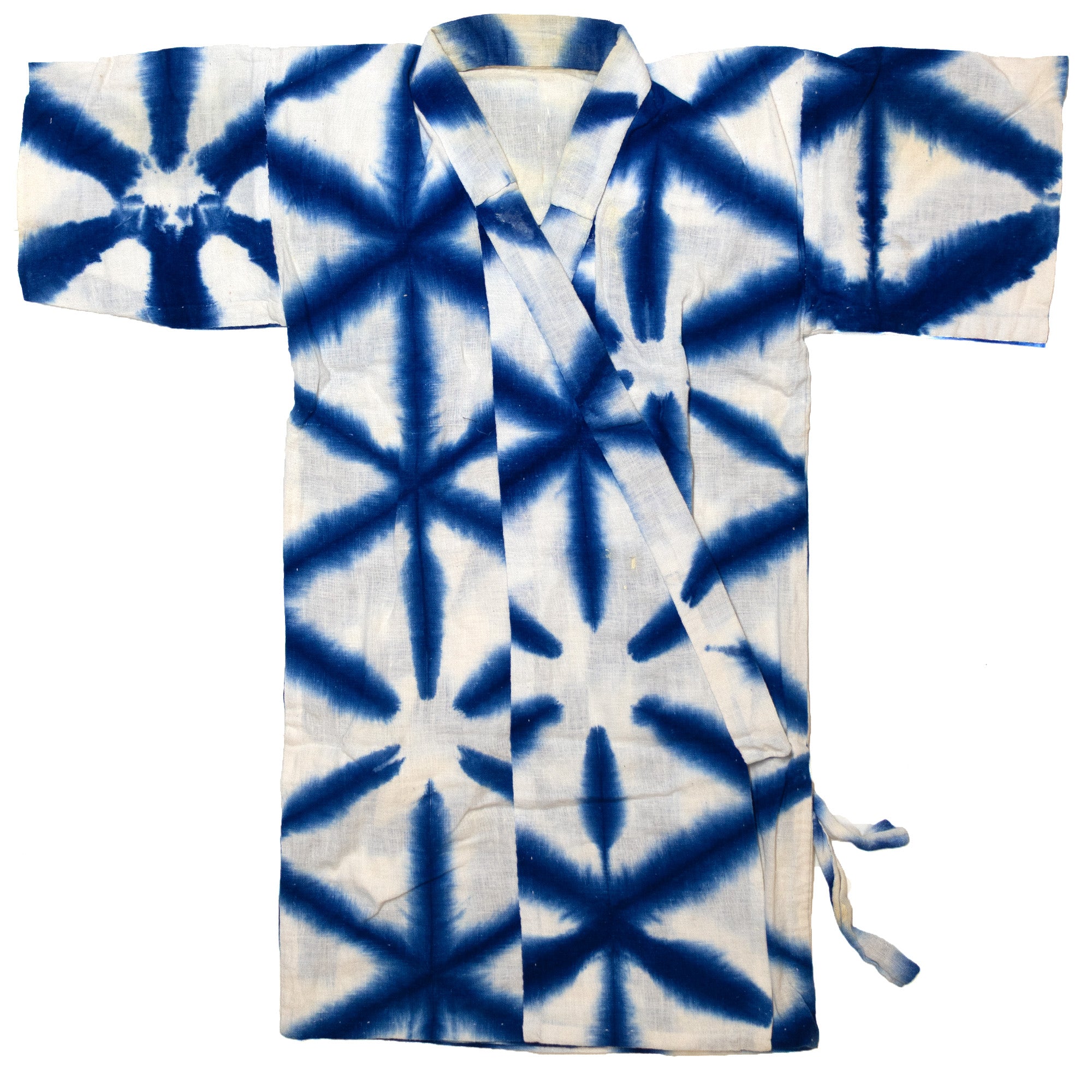 Child's Snowflake Shibori Kimono Coat