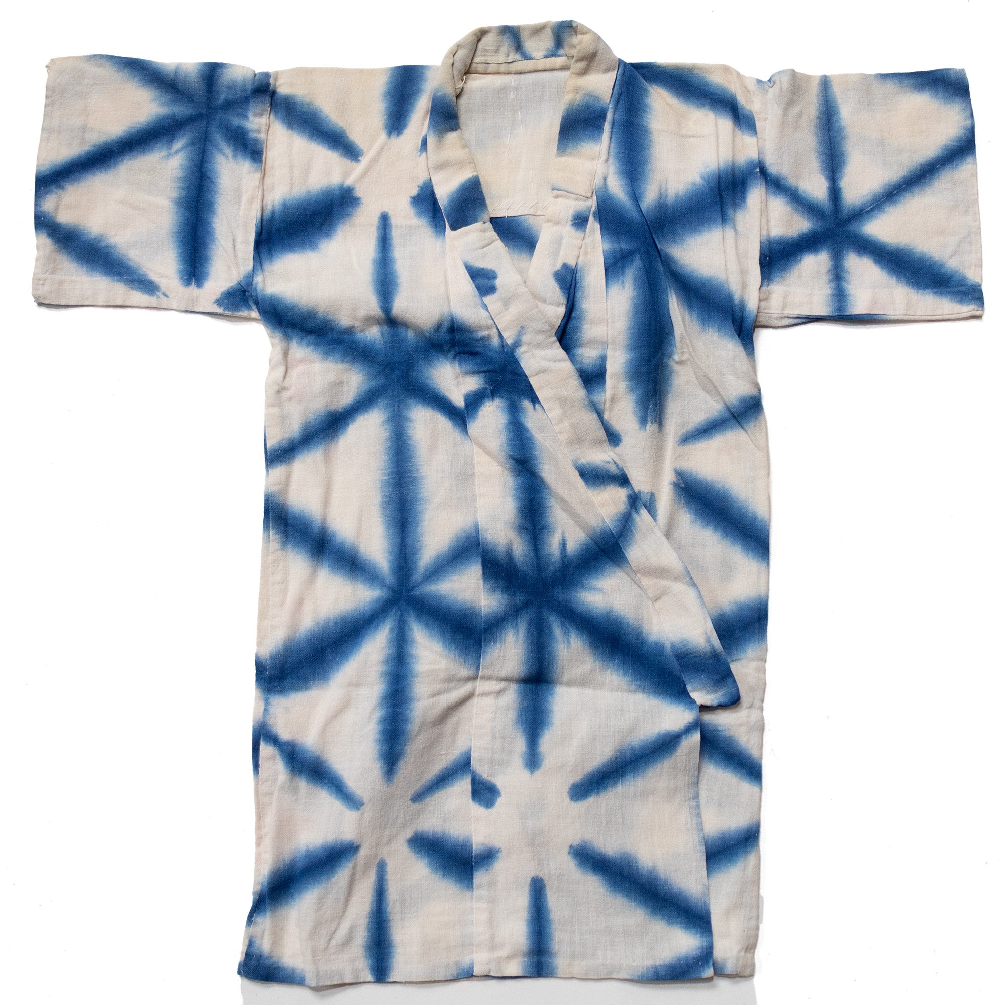 Child's Snowflake Shibori Kimono Coat