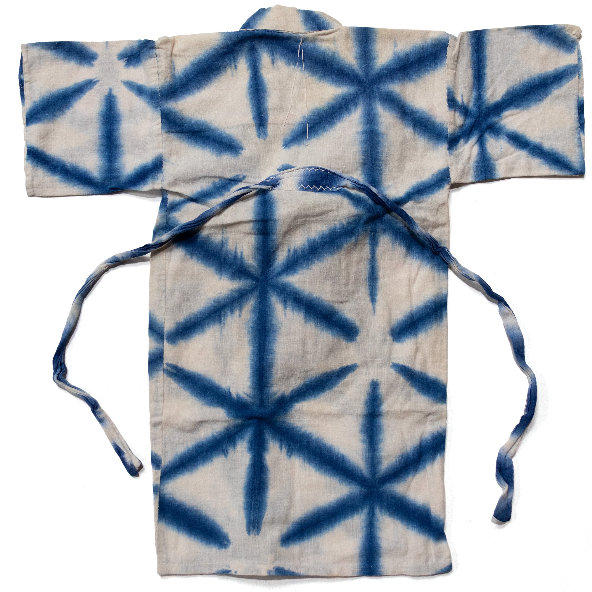 Child's Snowflake Shibori Kimono Coat