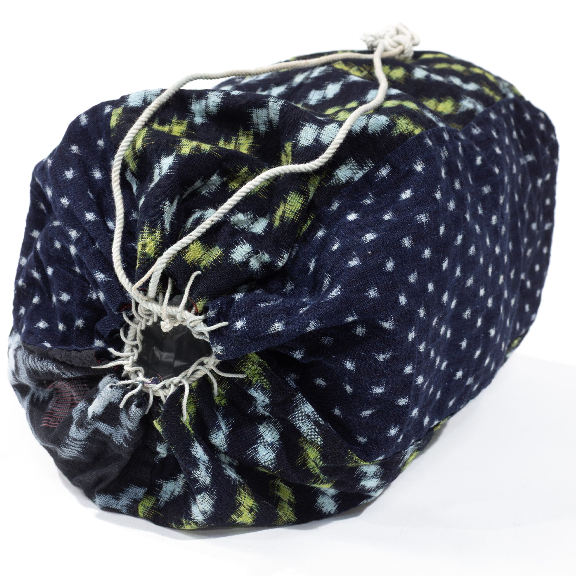 Komebukuro - Japanese Patchwork Indigo Rice Bag