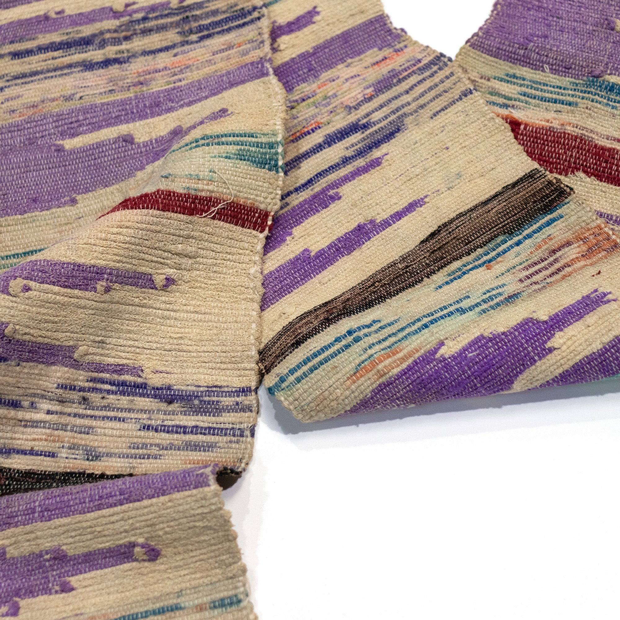 Sakiori Obi | Recycled Silk Upcycled Ragweave Belt