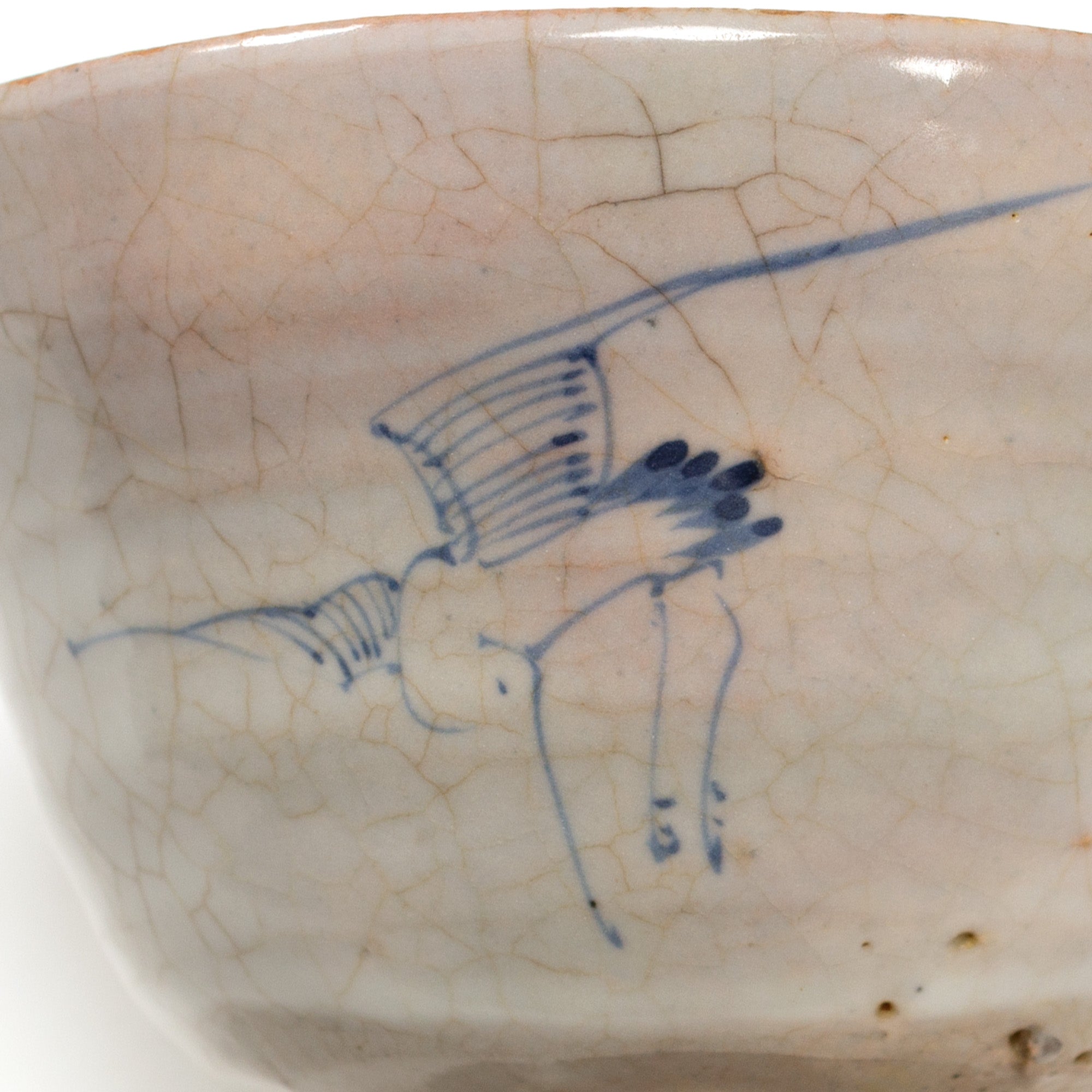 Crane Chawan | Japanese Tea Bowl