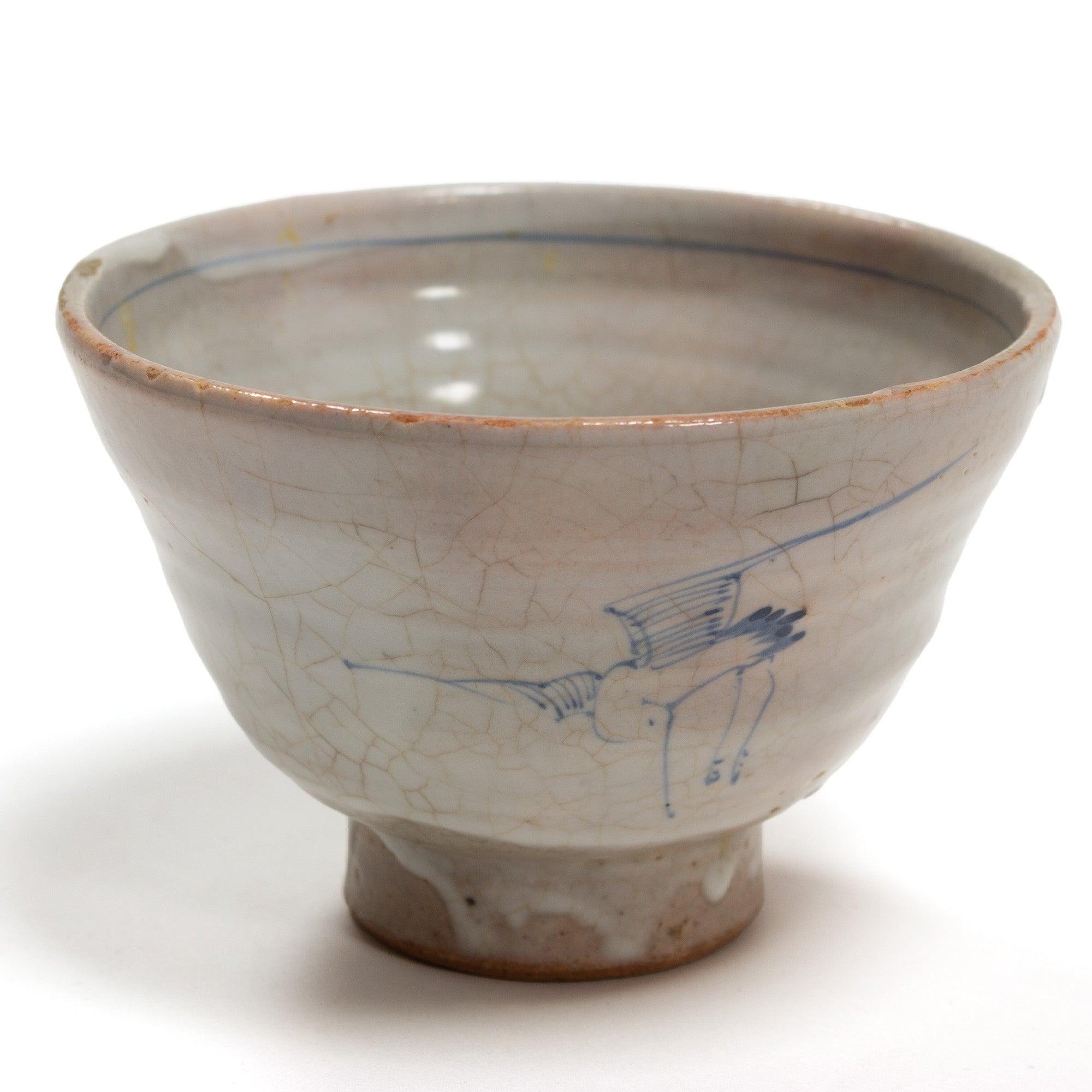 Crane Chawan | Japanese Tea Bowl