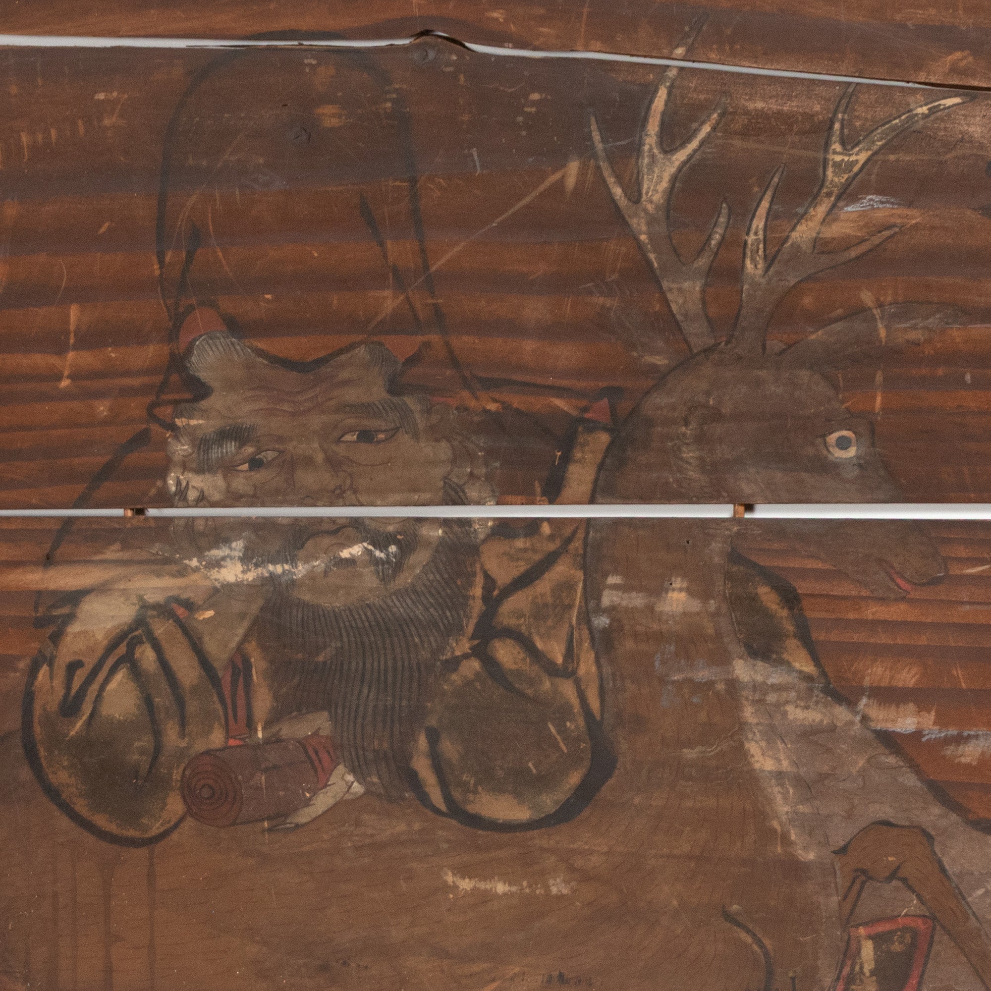 Ema of Fukurokuju and Deer | Edo Era.