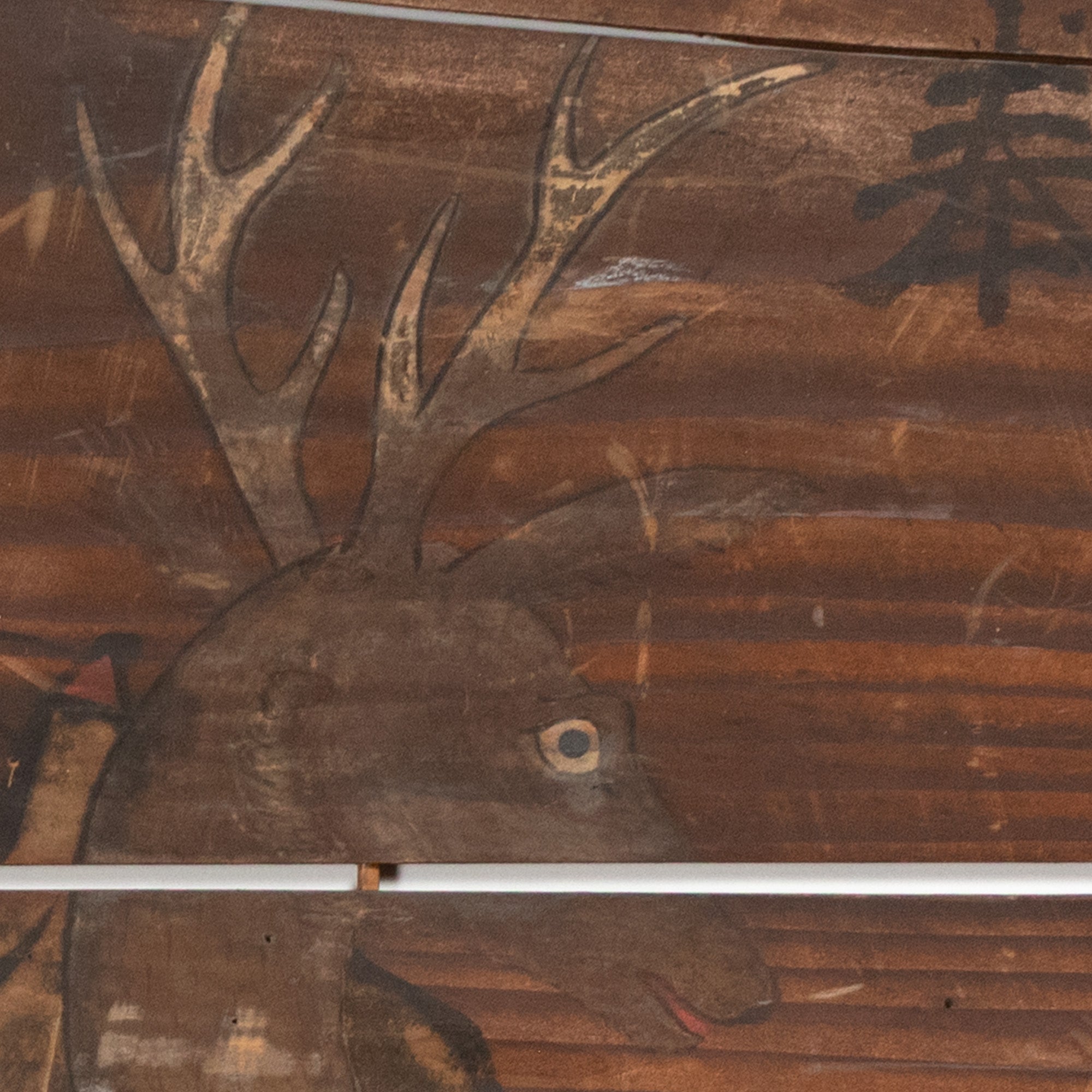 Ema of Fukurokuju and Deer | Edo Era.