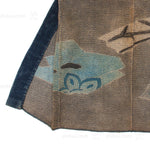 Hanten with Roof Tiles Japanese Antique Fireman's Coat