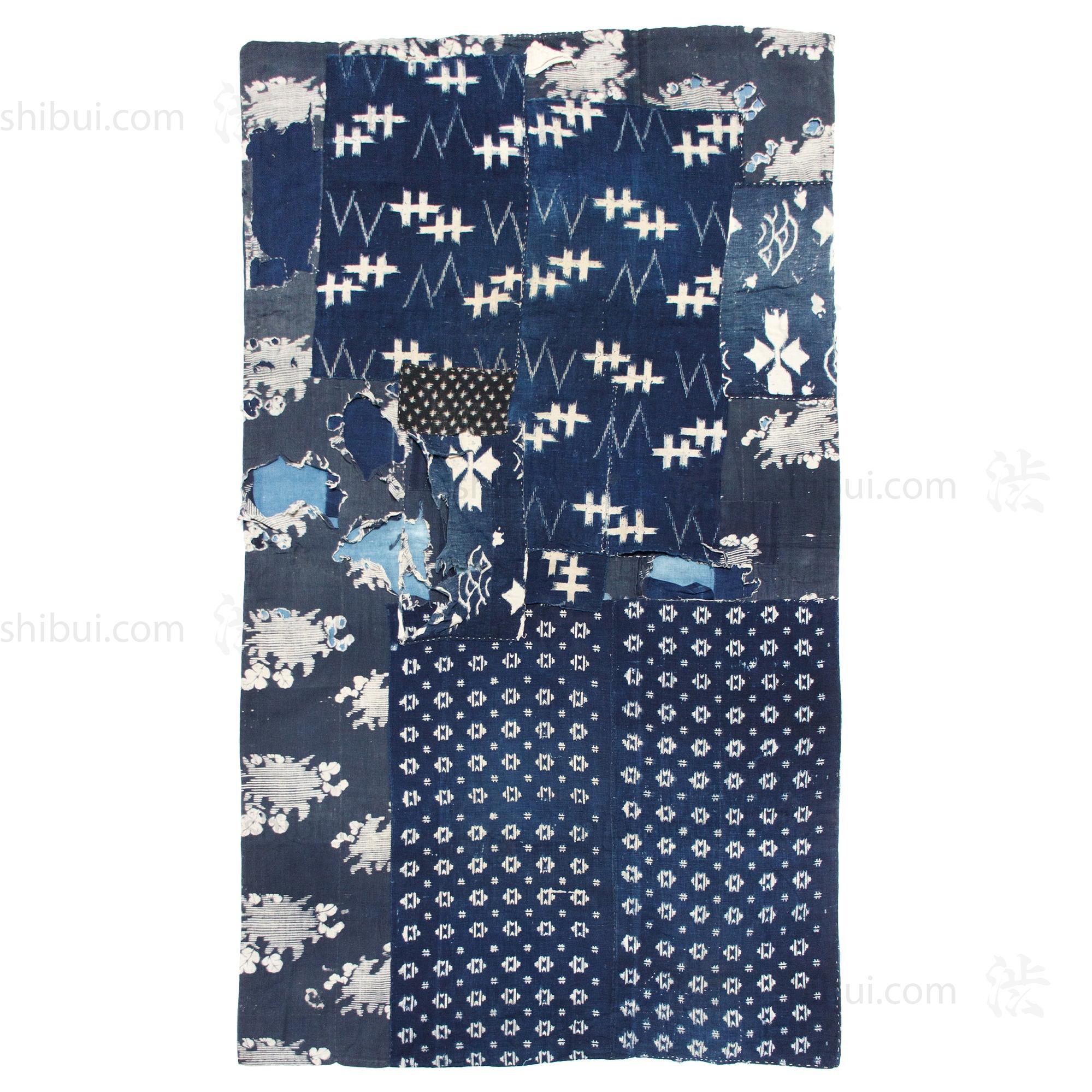 Boro Kasuri Japanese Antique Futon Cover