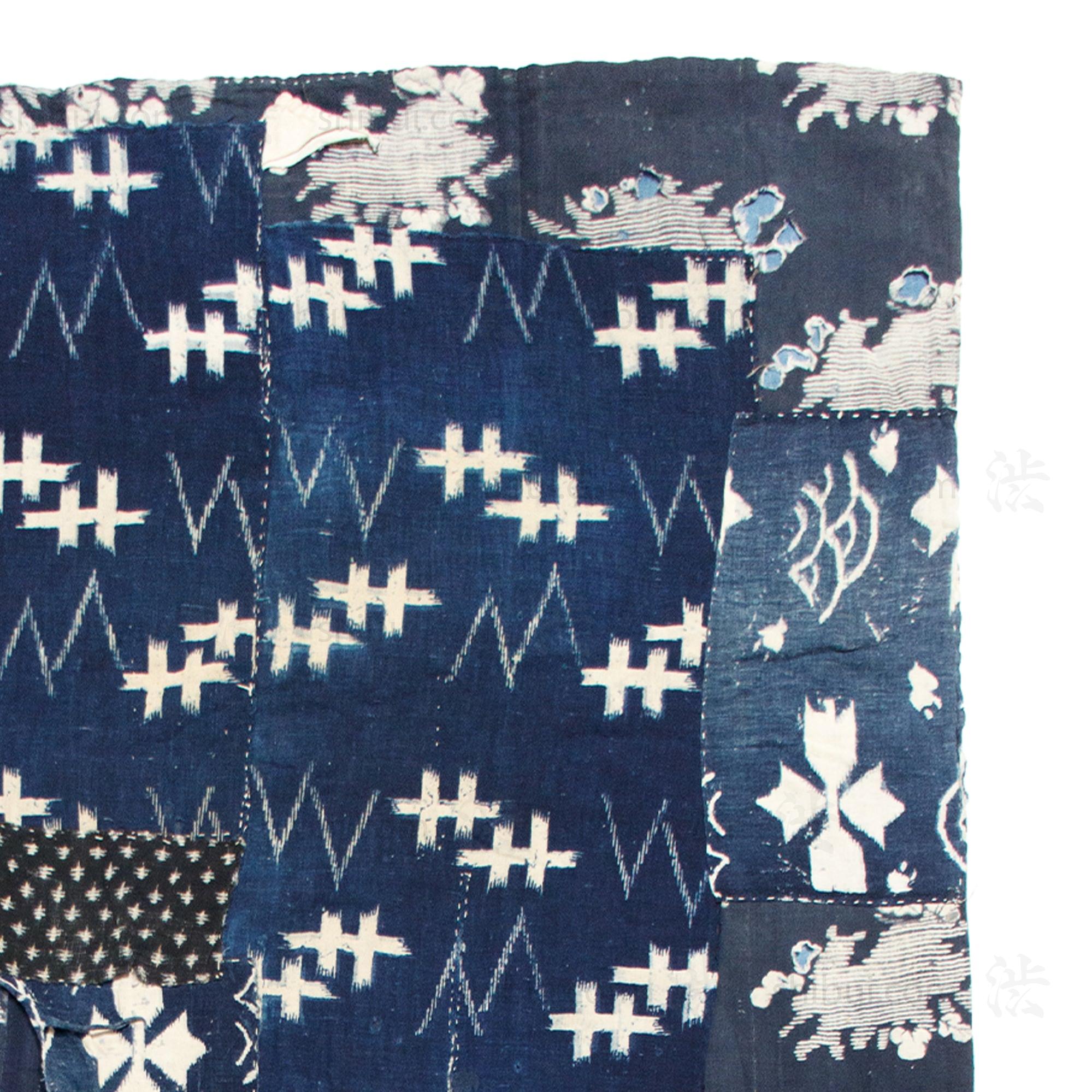 Boro Kasuri Japanese Antique Futon Cover