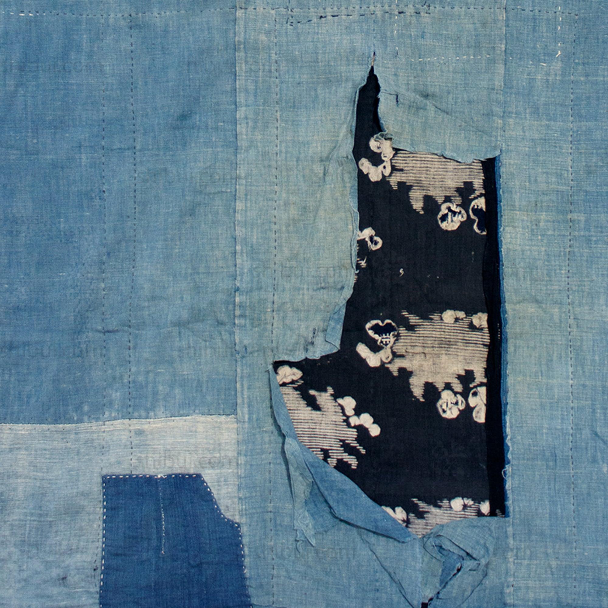 Boro Kasuri Japanese Antique Futon Cover