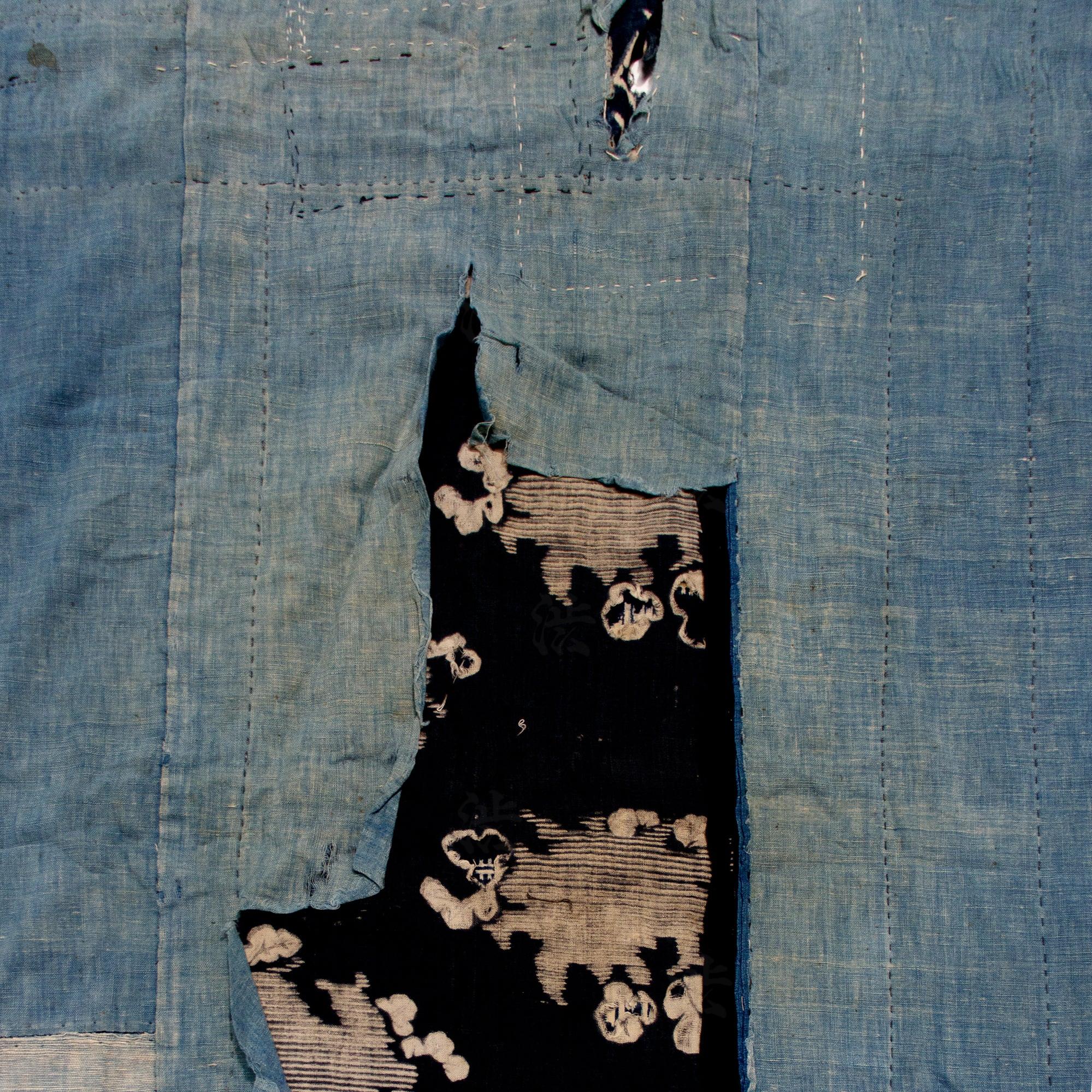 Boro Kasuri Japanese Antique Futon Cover