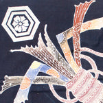 Tsutsugaki Furoshiki with Noshi Pattern