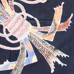 Tsutsugaki Furoshiki with Noshi Pattern