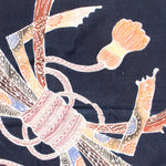 Tsutsugaki Furoshiki with Noshi Pattern