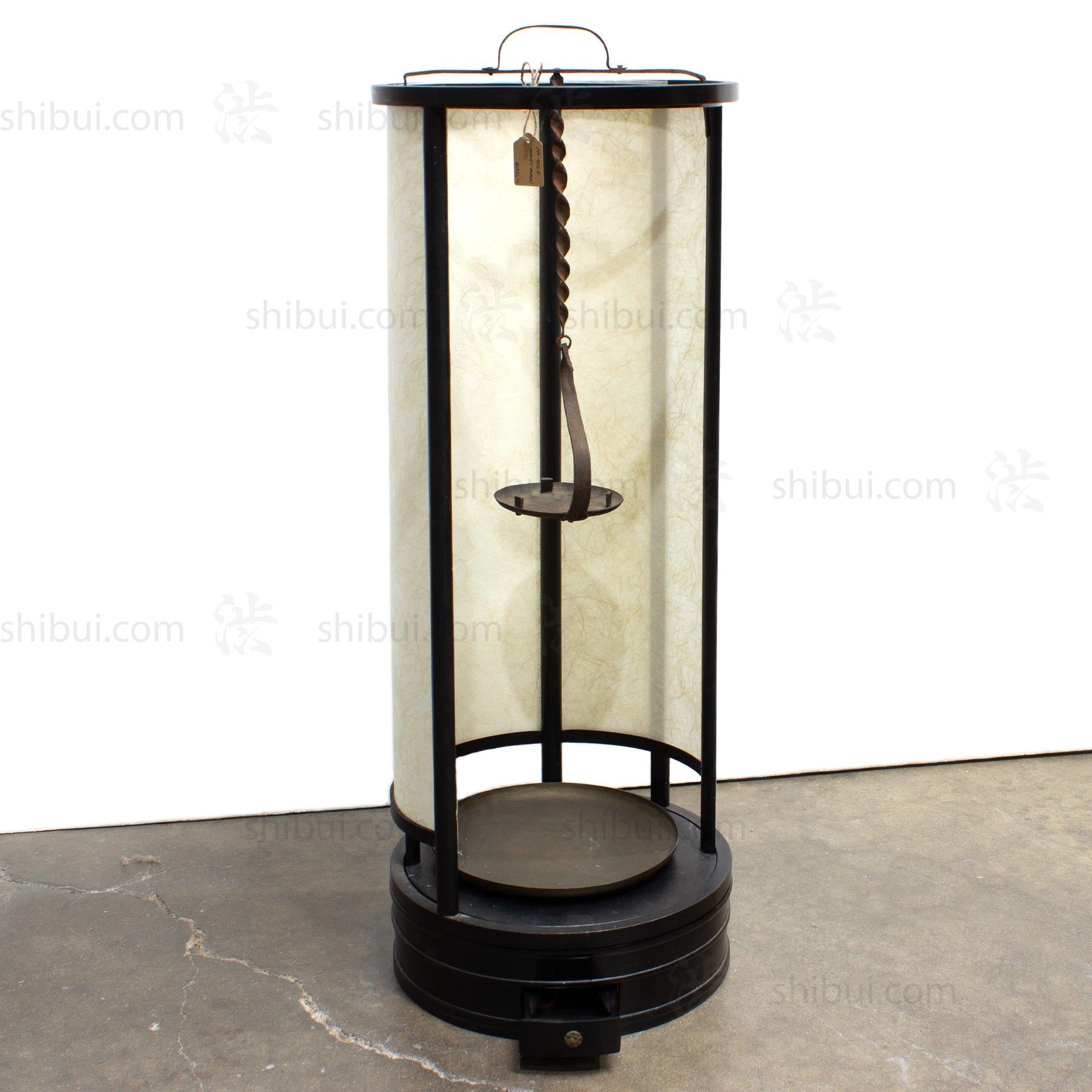 Maru Andon - Cylindrical Antique Lantern
