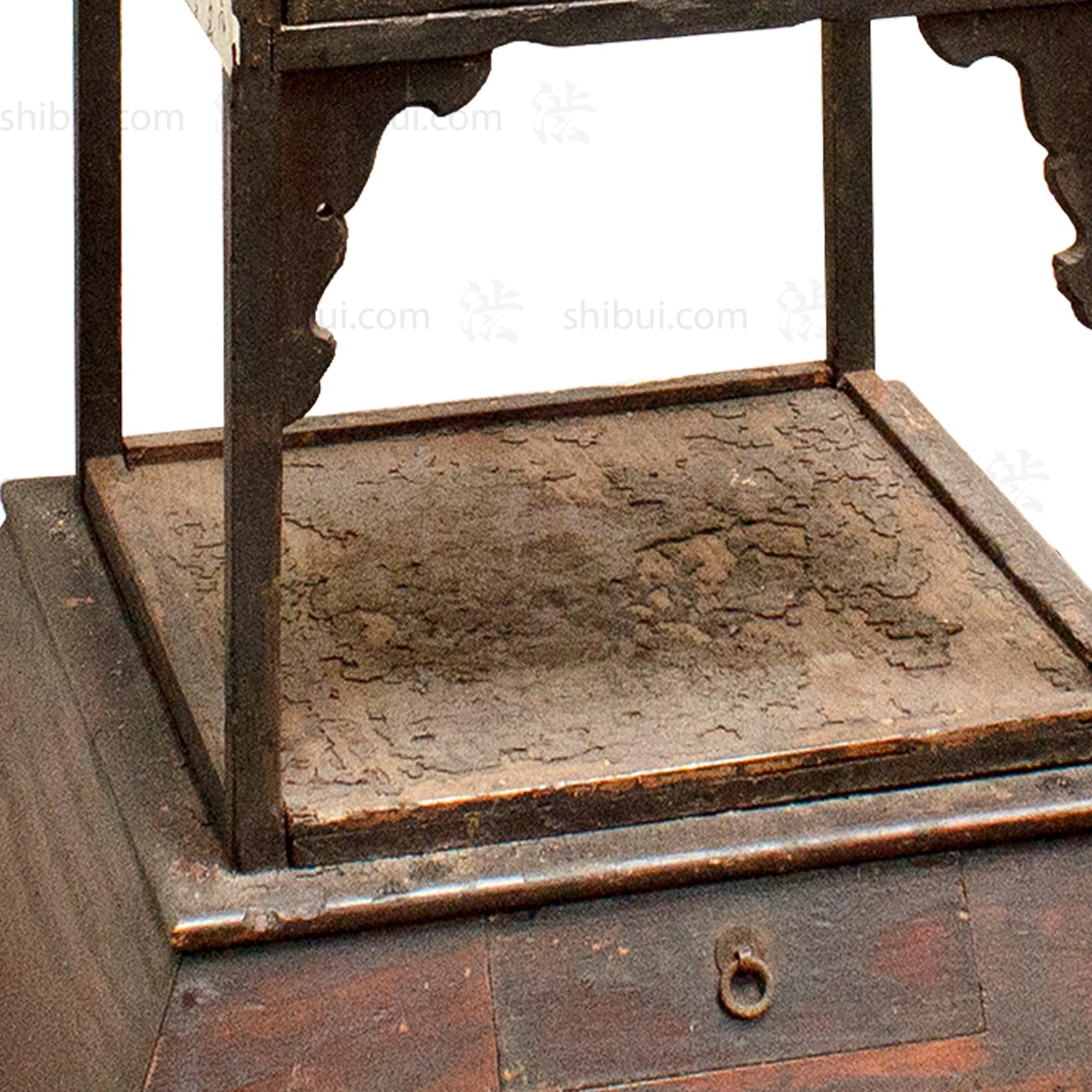 Andon Japanese Antique Floor Lamp