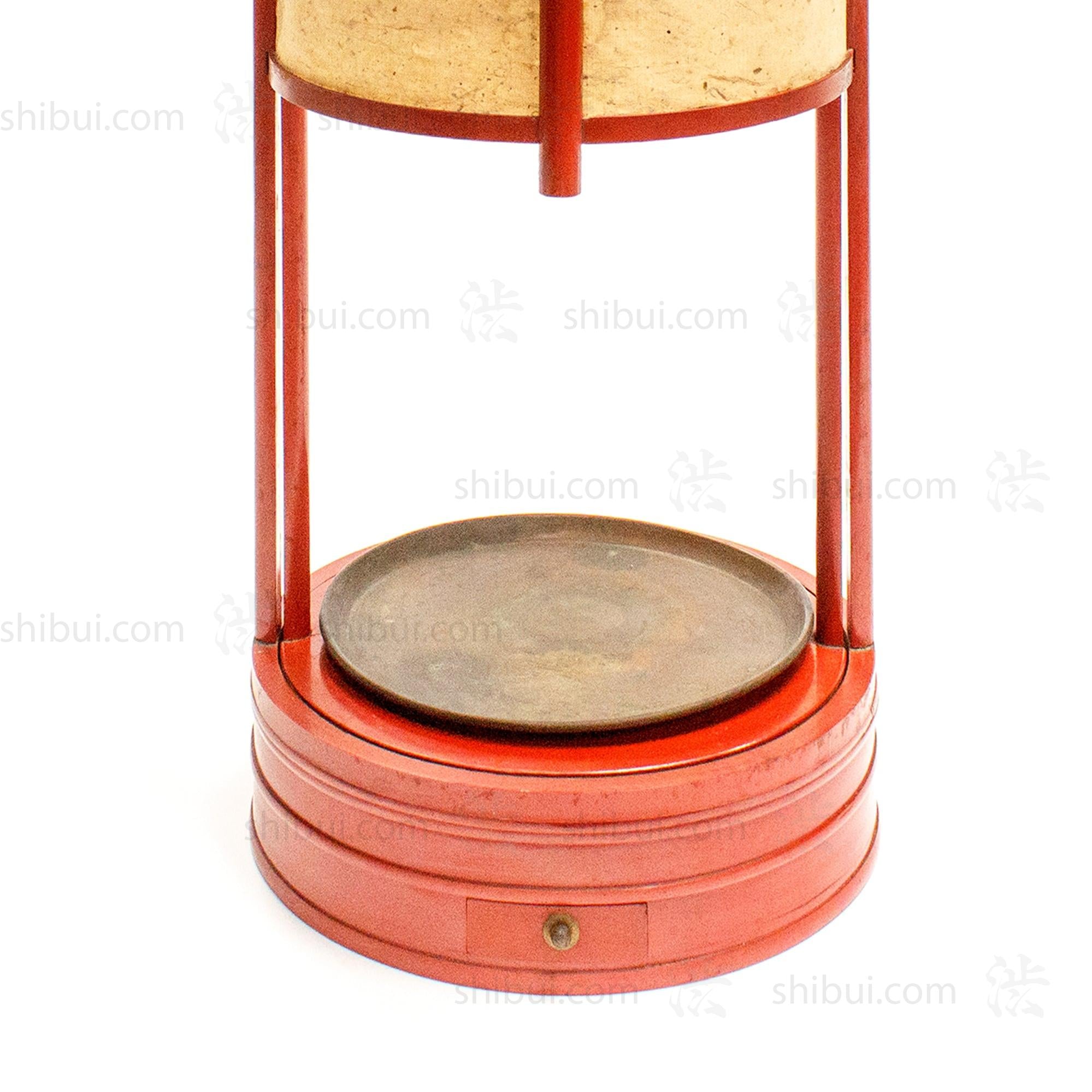 Andon Japanese Antique Floor Lamp
