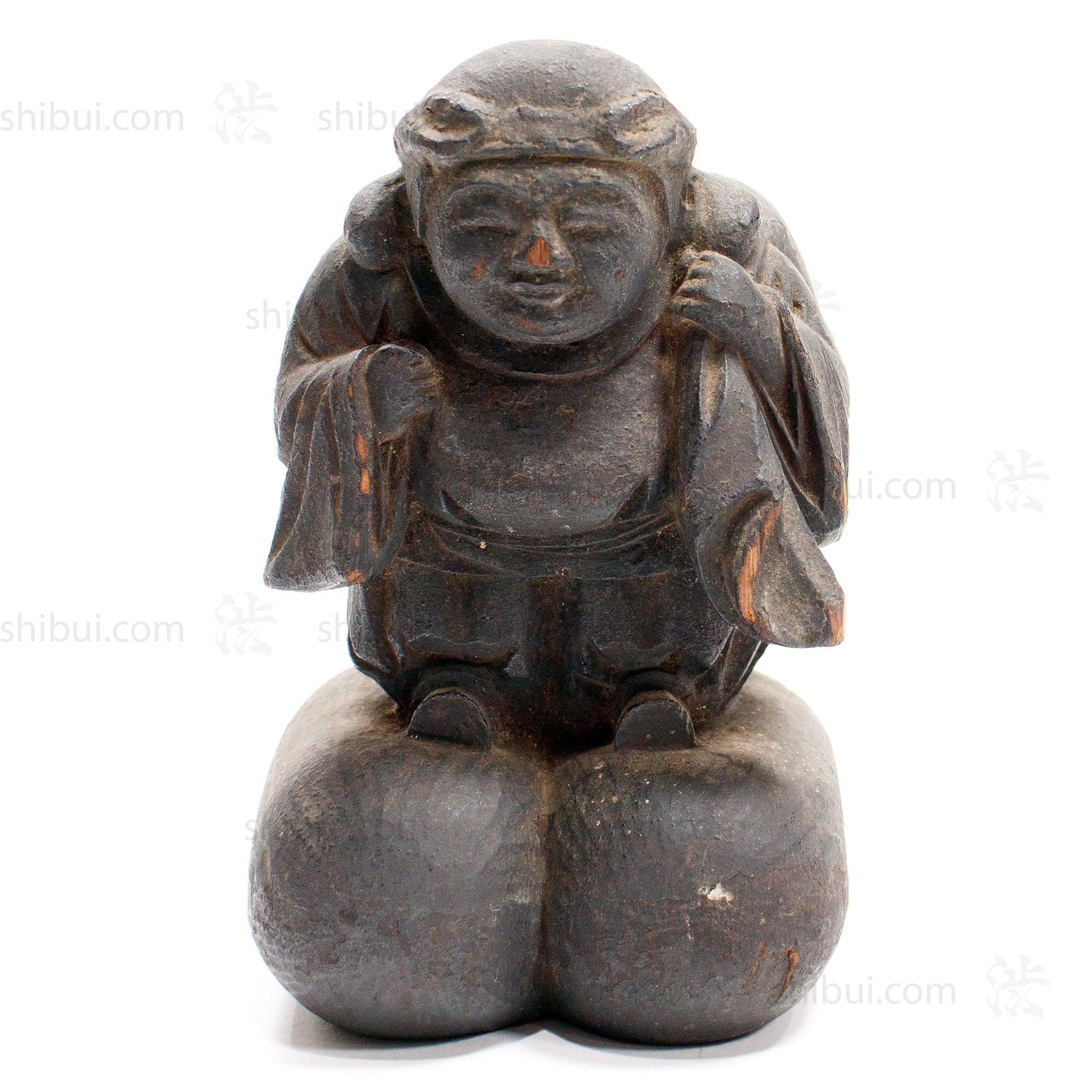 Daikoku | Hand Carved Wood | Seven Lucky Gods