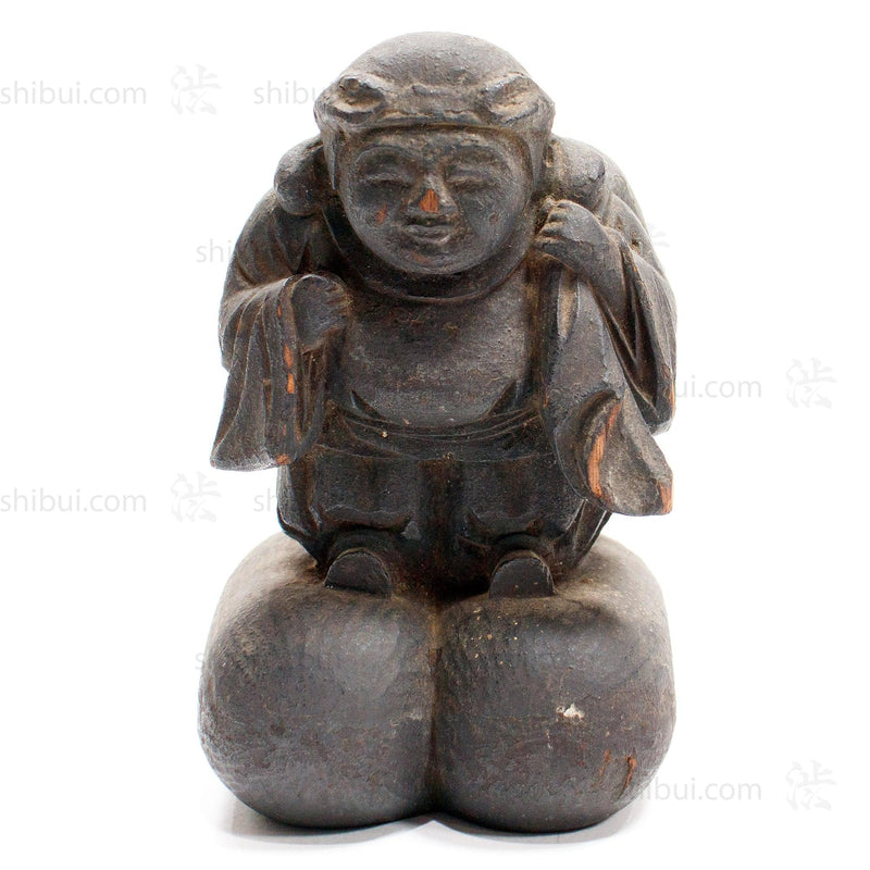 Daikoku | Hand Carved Wood | Seven Lucky Gods