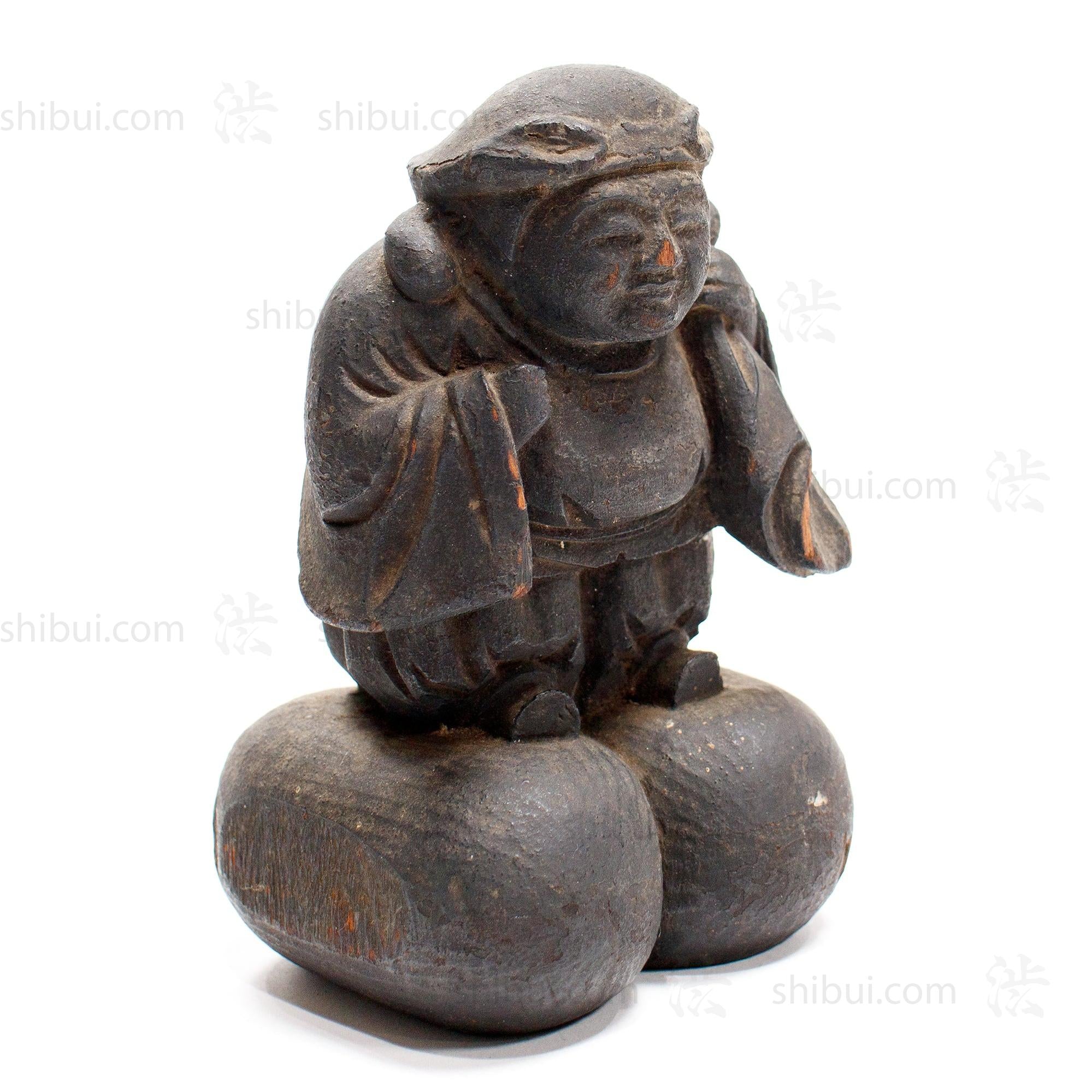 Daikoku | Hand Carved Wood | Seven Lucky Gods