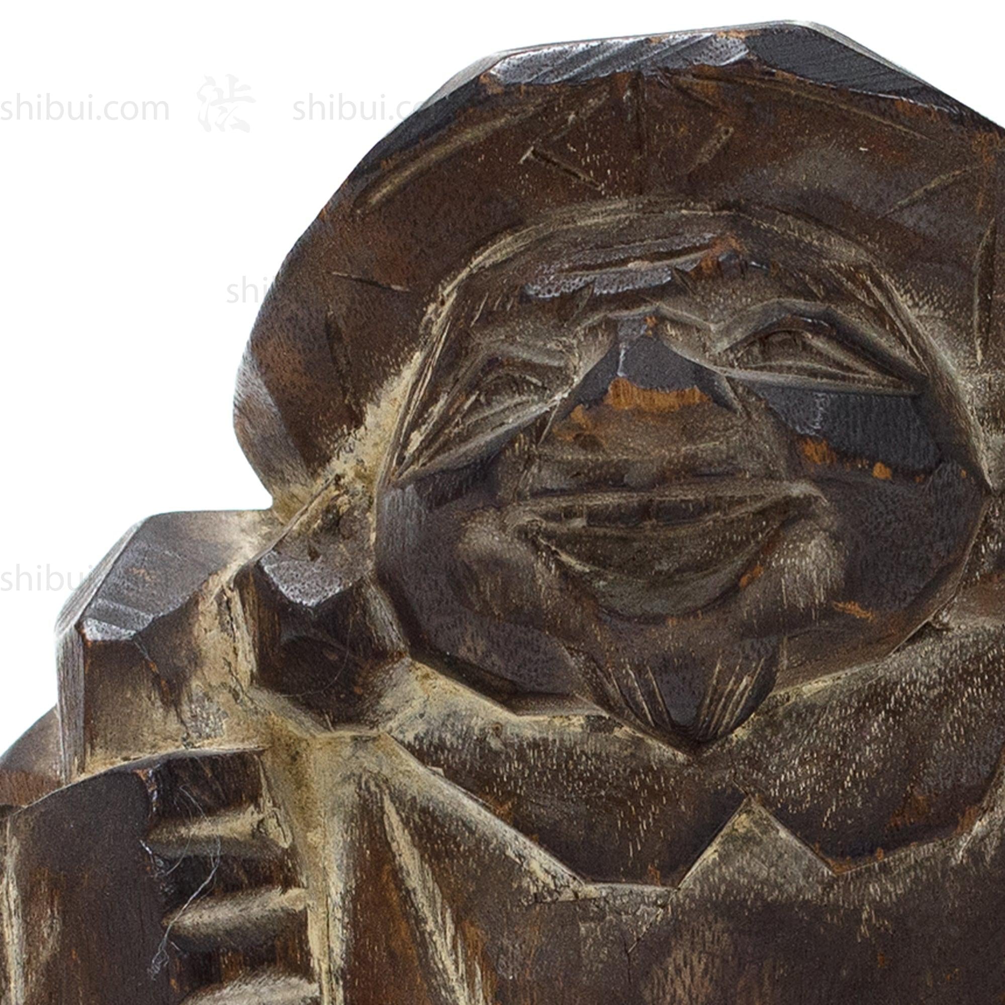 Daikoku | Hand Carved Wood | Seven Lucky Gods