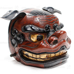 Vintage Lacquered Shishi Lion Head Dance Mask