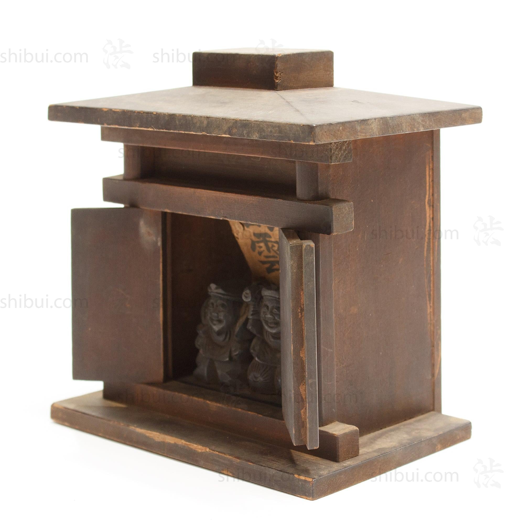 Kamidana Shrine with Daikoku and Ebisu