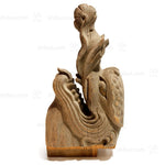 Pair of Hand Carved Baku Carvings