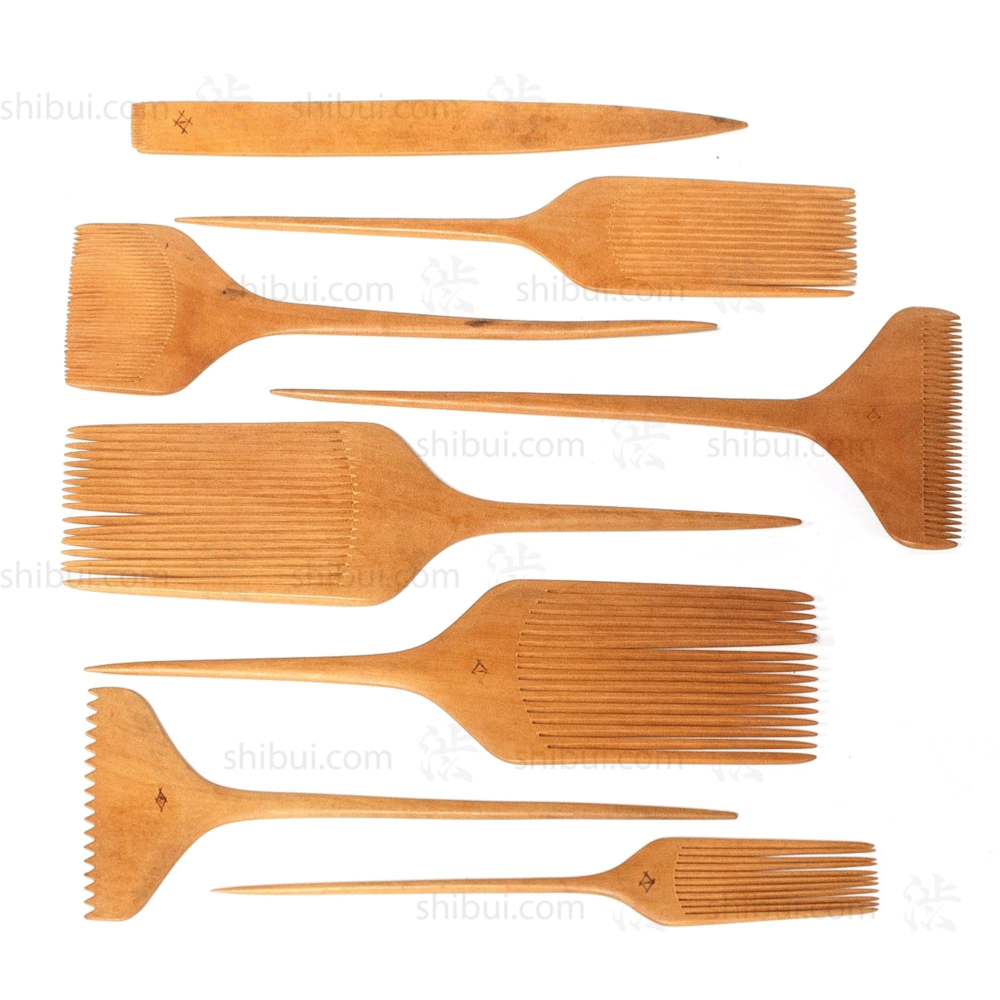 Antique Japanese Comb Set