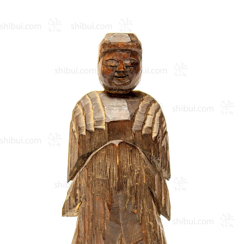 Japanese Antique Buddha Carving in Enku Style