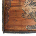Japanese Antique Hand-painted Samurai Ema of Benkei