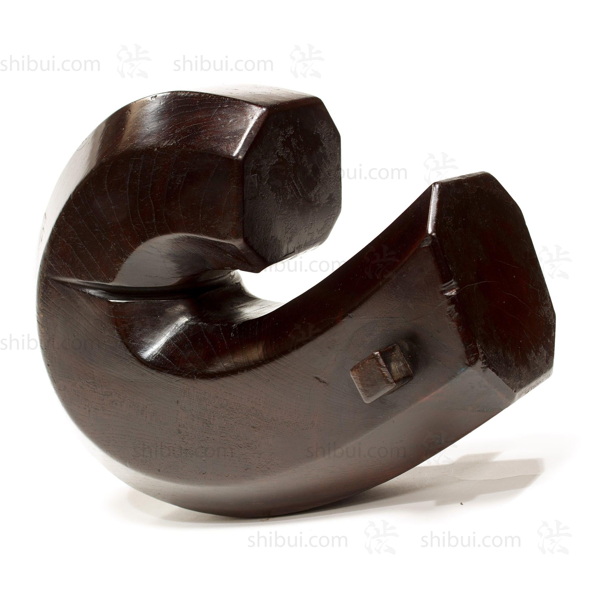 Jizai Gake Keyaki Wood Pot Hook