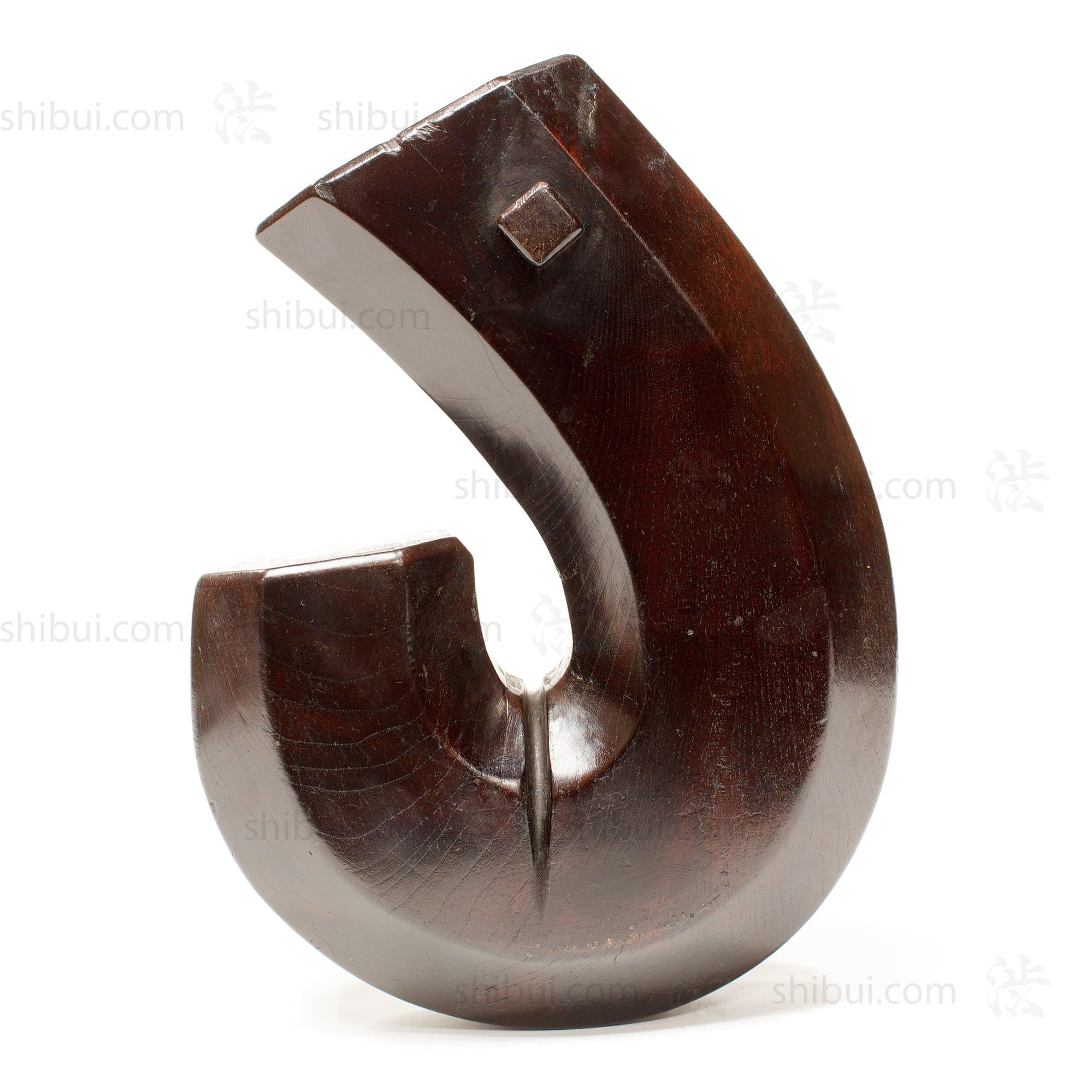 Jizai Gake Keyaki Wood Pot Hook