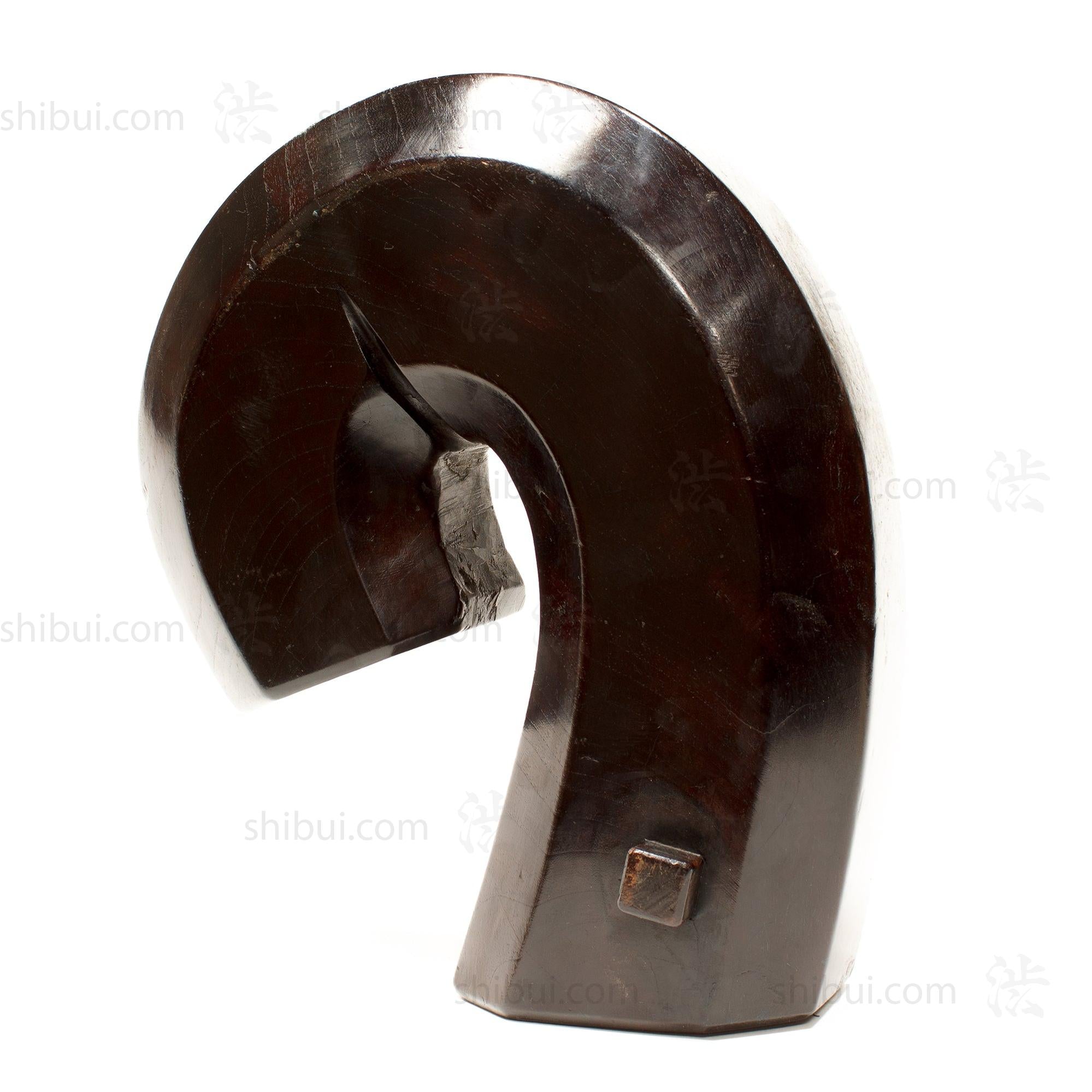 Jizai Gake Keyaki Wood Pot Hook