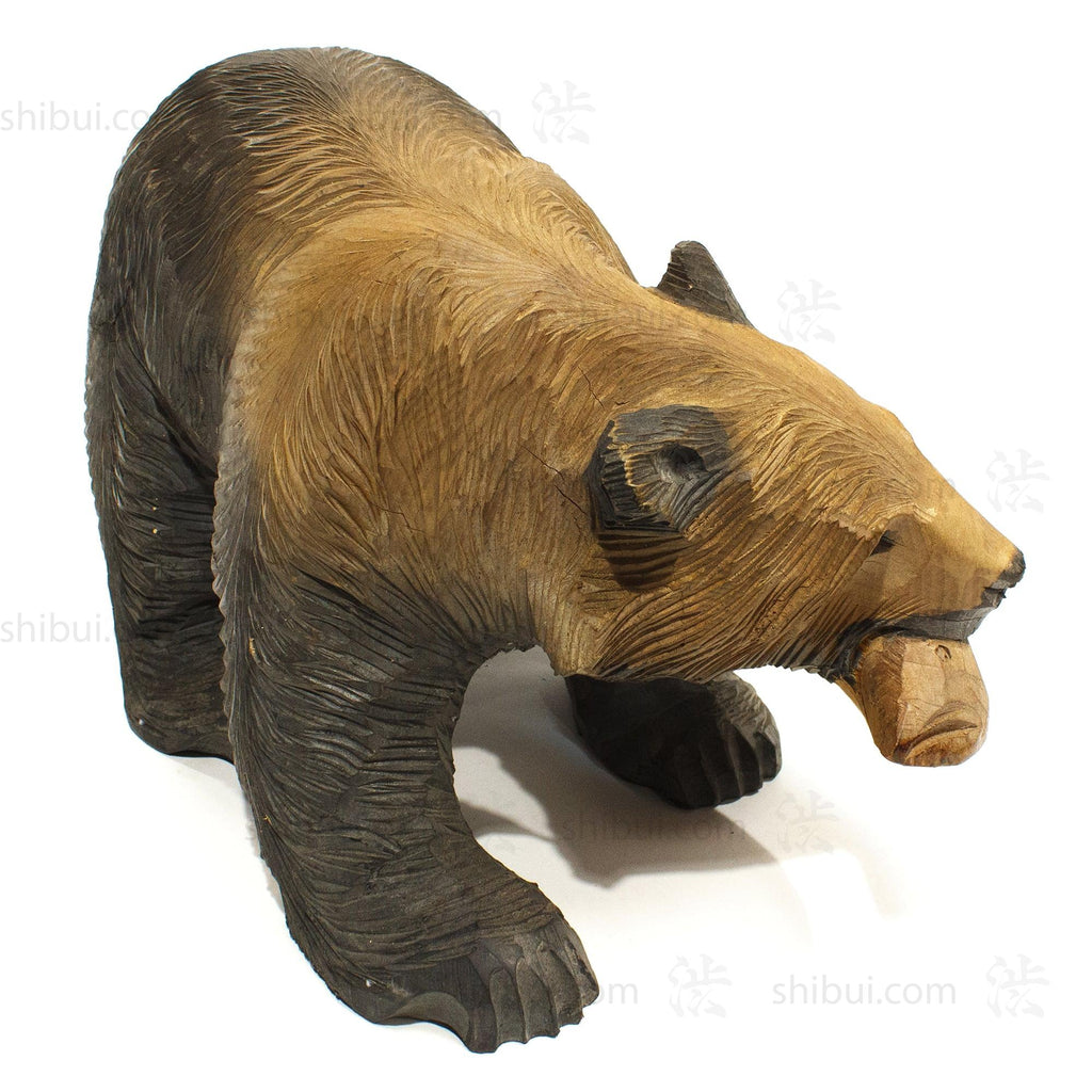 wooden carved bear 木彫りの熊 北海道 ウッドベアー The Wooden Bears of Hokkaido: A Definitive Beachcomber's Guide'