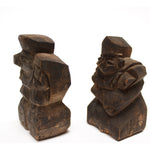 Daikoku and Ebisu | Hand Carved Wood | Seven Lucky Gods