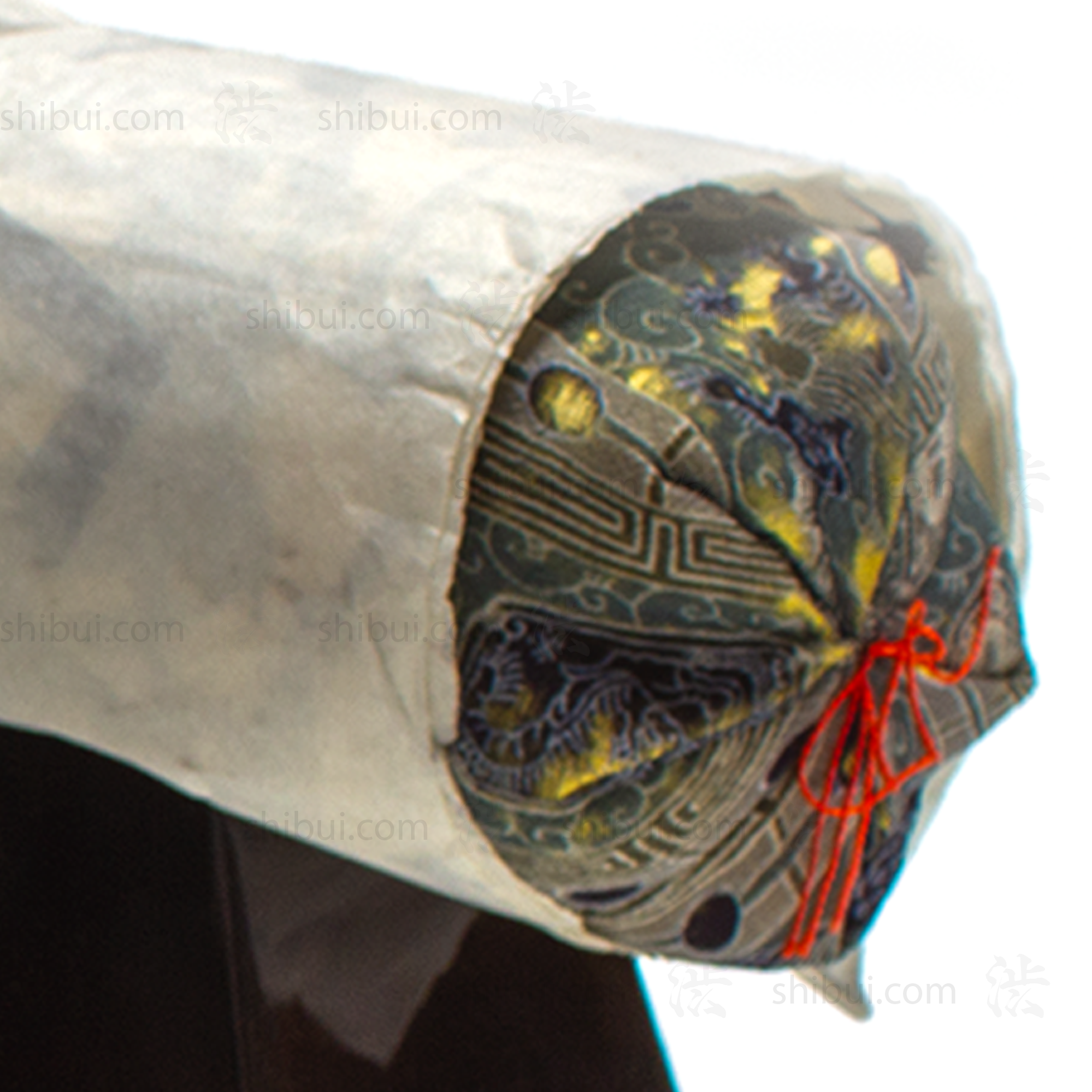 Antique Japanese Hakomakura Box Pillow | Lacquered High Pillow