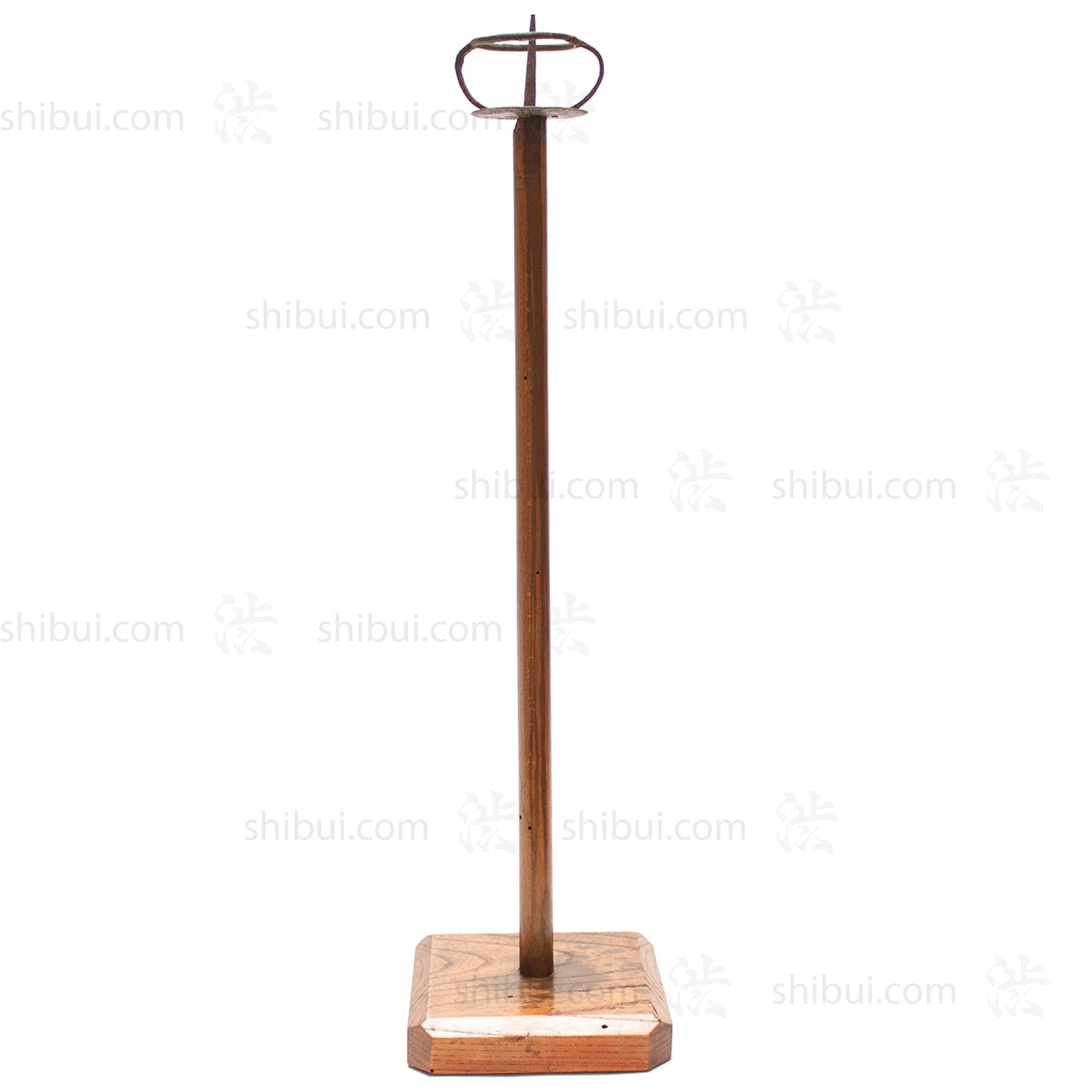 Mingei Wood Shokudai - Traditional Japanese Candlesticks