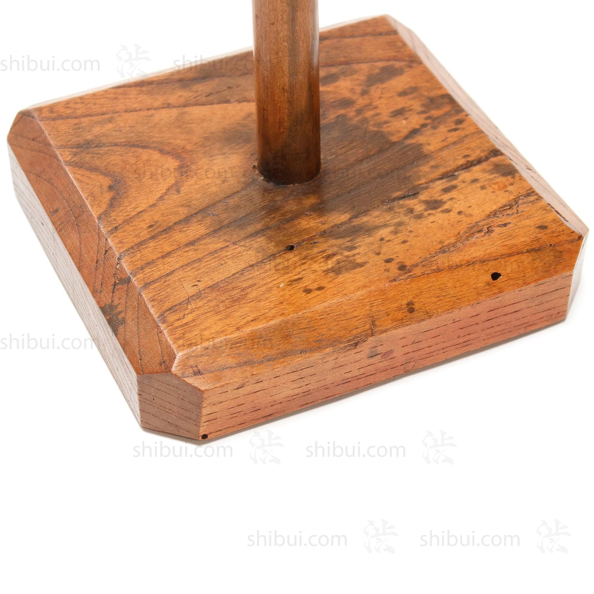 Mingei Wood Shokudai - Traditional Japanese Candlesticks