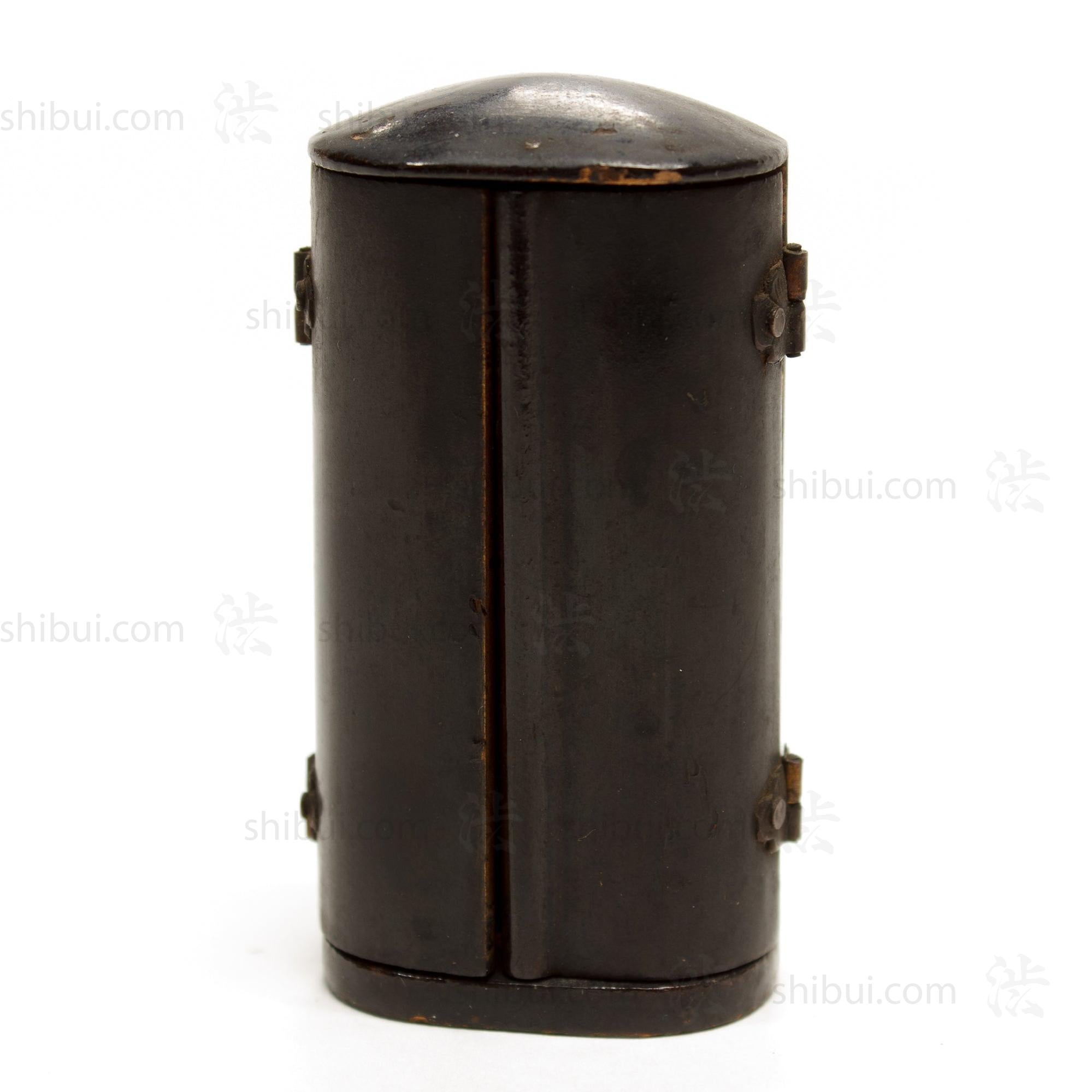 Tiny Zushi with Buddha | Japanese Antique Portable Shrine