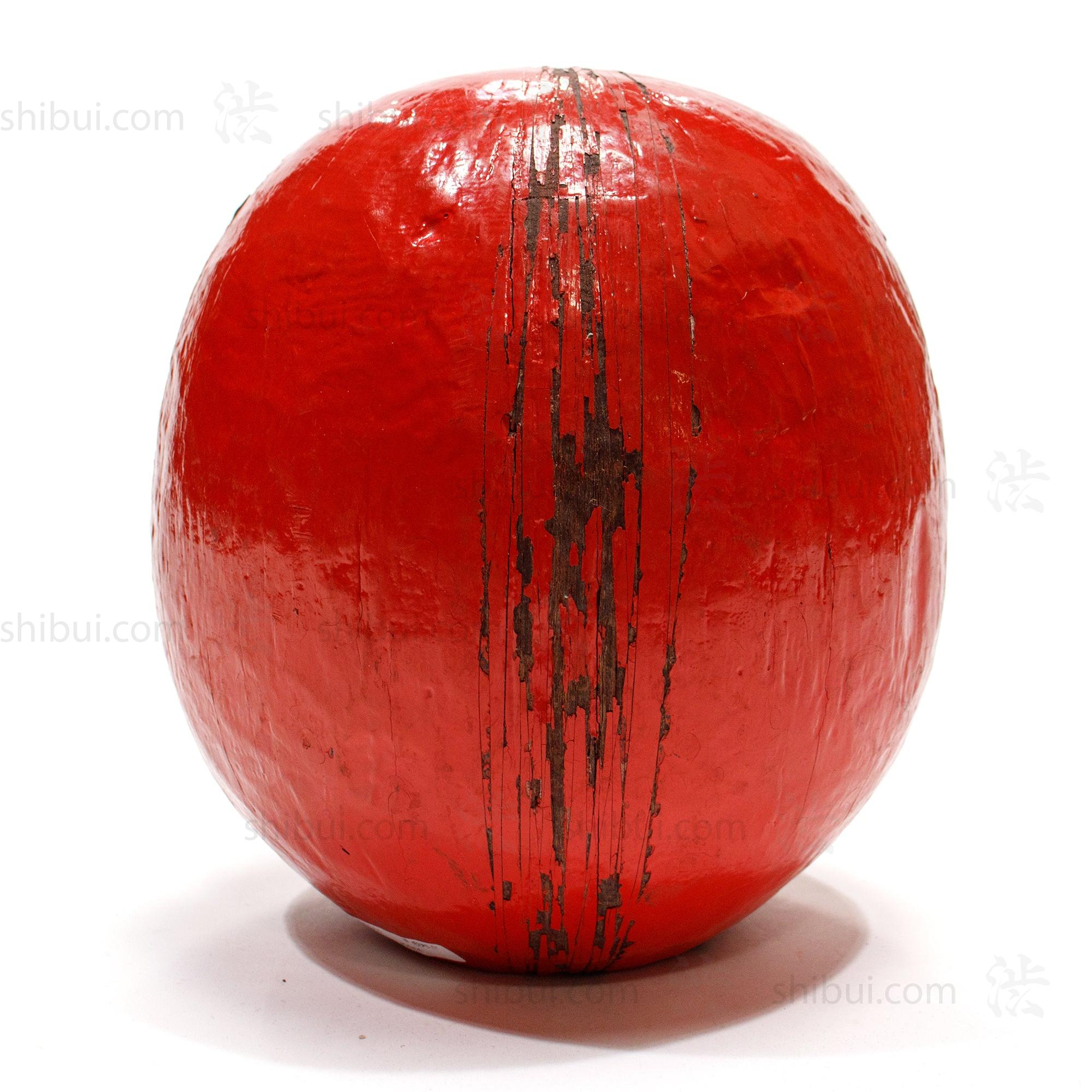 Antique Lacquered Wood Daruma Mold