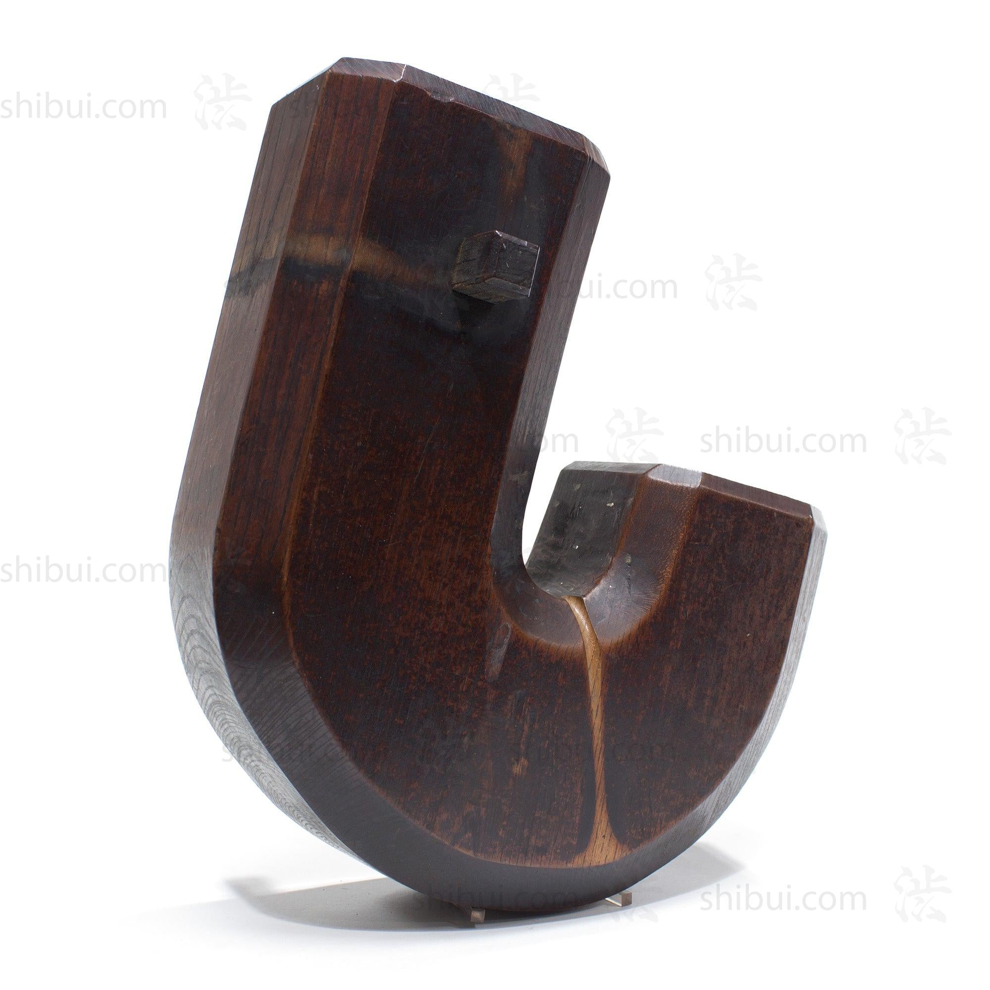 Jizai Gake Keyaki Wood Pot Hook