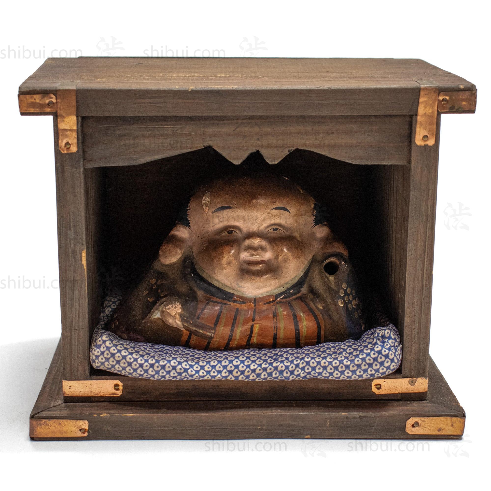 Enshrined Fukusuke | Japanese Good Luck Figure