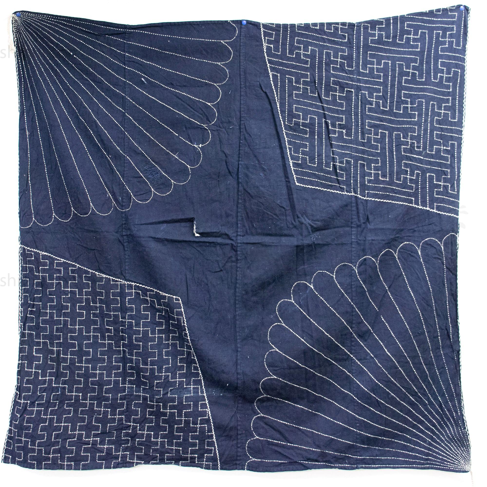 Indigo Sashiko Furoshiki