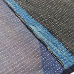 Japanese Sashiko Indigo Blanket Multi Layer Boro Quilt