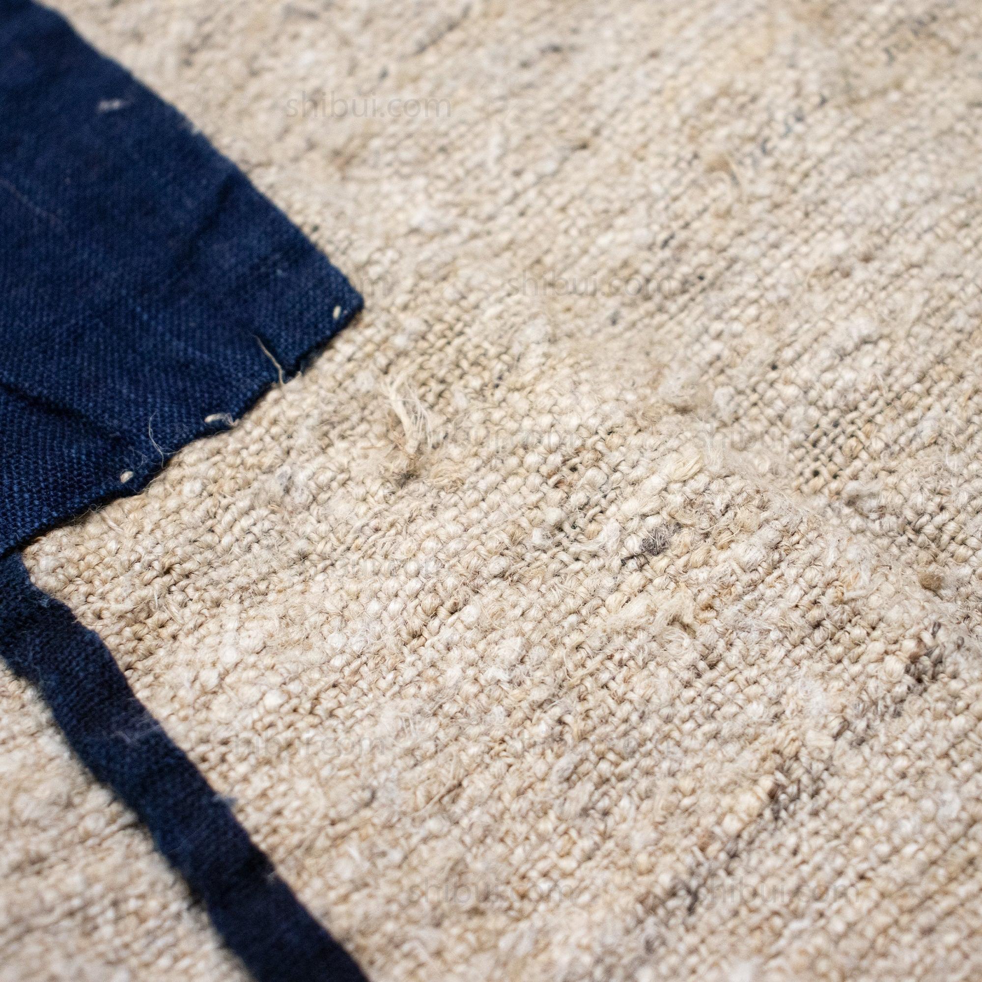 Fuji-fu Wisteria Fiber Noragi | Japanese Antique Kimono